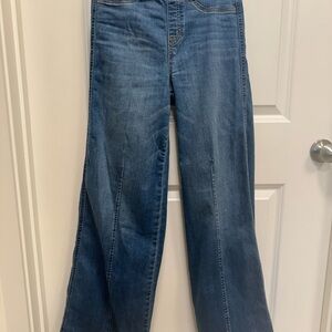 Spanx Wide Leg High Rise Jeans